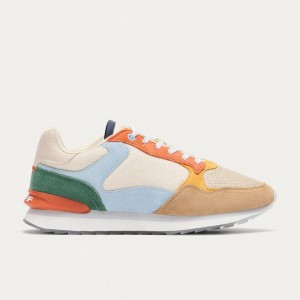 HOFF CITY CHARLESTON Sneaker Damen Weiß Orange Beige | PFXGHU084