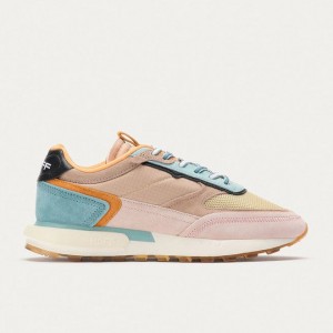 HOFF TRIBE KUMASI Sneaker Damen Beige Rosa Blau | LFJDOS165