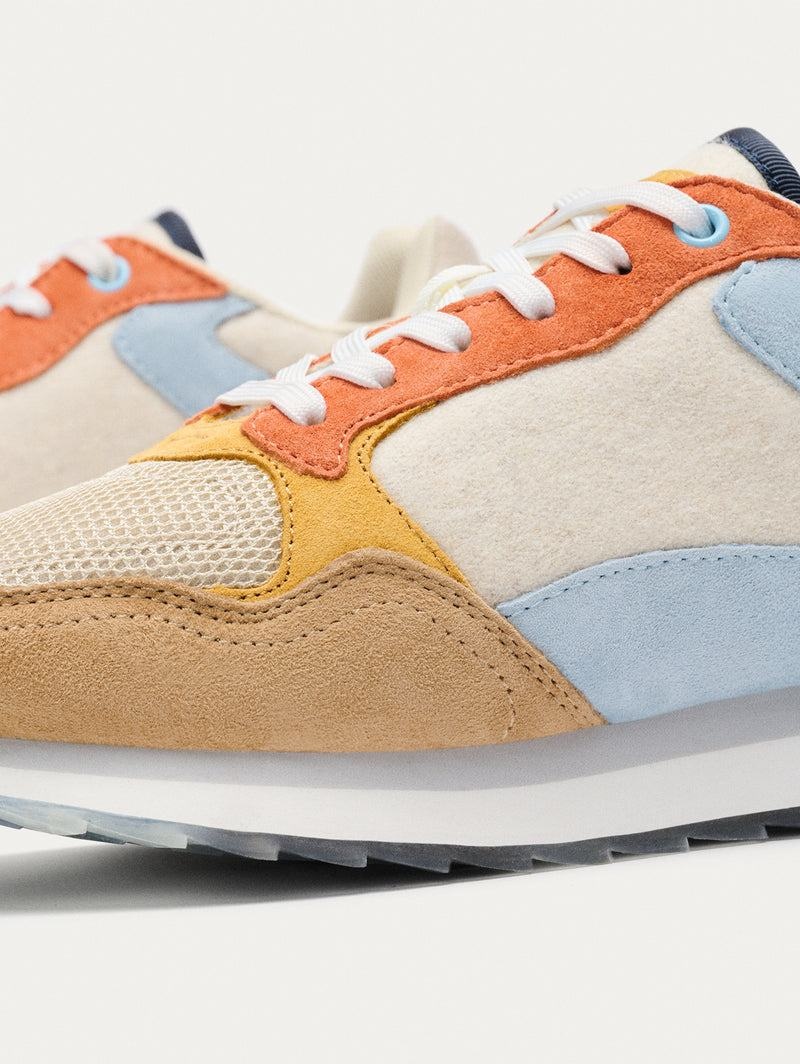 HOFF CITY CHARLESTON Sneaker Damen Weiß Orange Beige | PFXGHU084