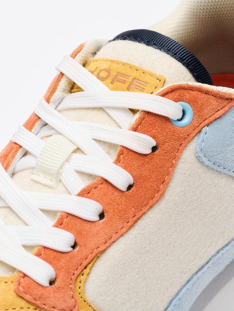 HOFF CITY CHARLESTON Sneaker Damen Weiß Orange Beige | PFXGHU084