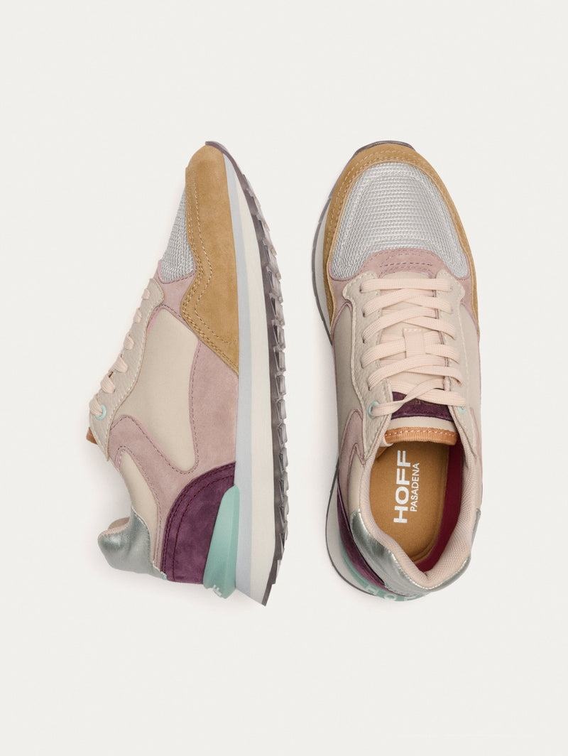 HOFF CITY PASADENA Sneaker Damen Weiß Rosa Braun | UPKTSF859