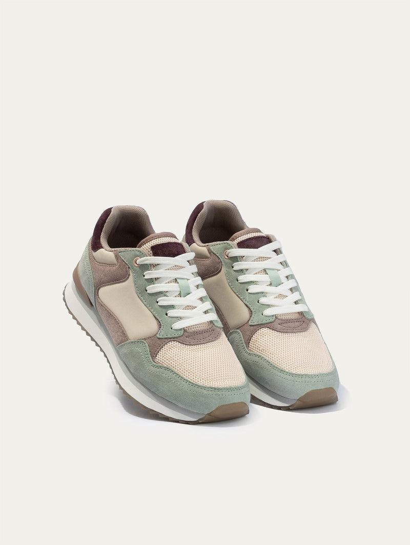 HOFF CITY PHOENIX Sneaker Damen Beige Grün | YSNRLX814